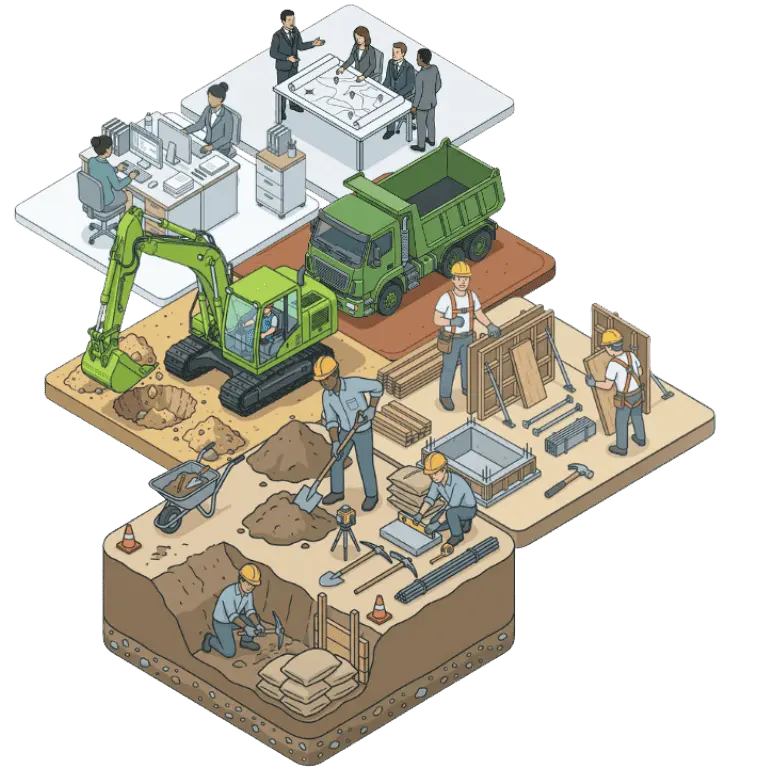 業務風景のイラスト